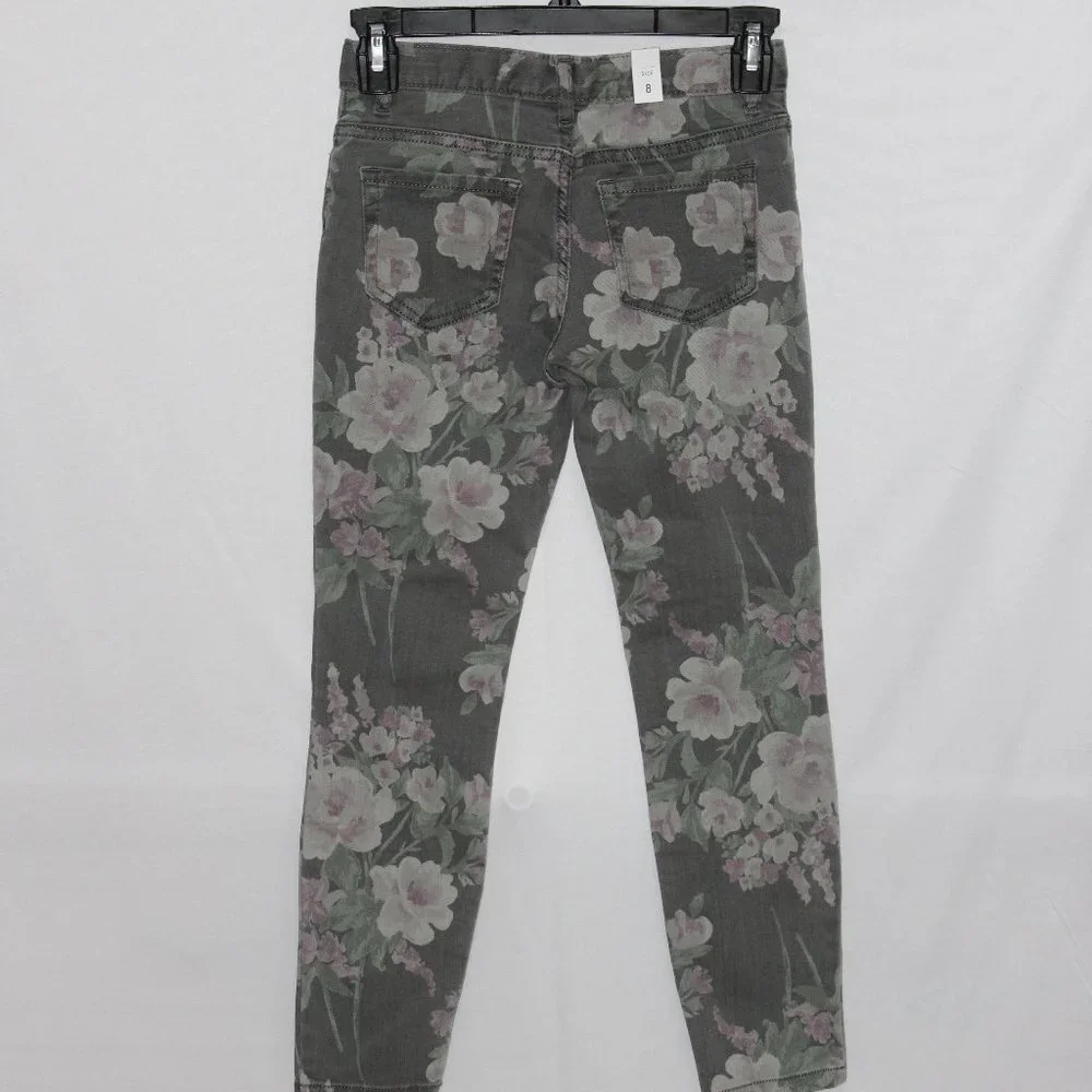 The Children's Place Gray Floral Jeggings